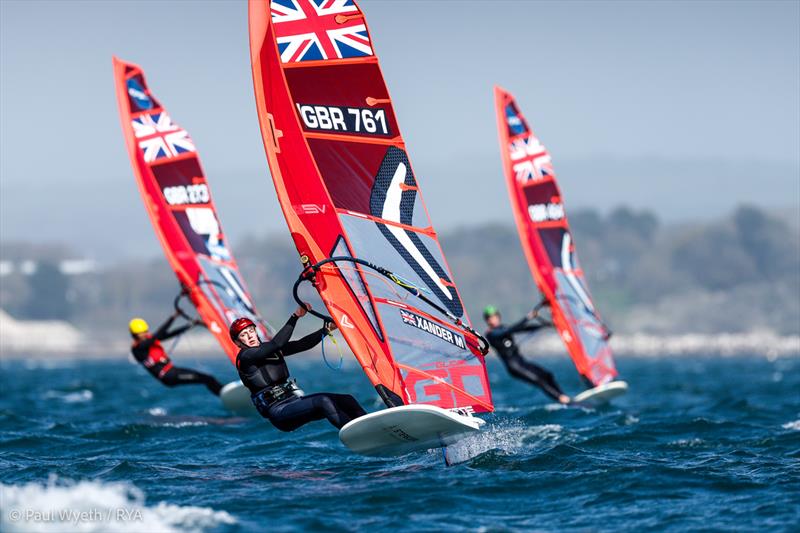 2023 RYA Youth National Championships at the WPNSA photo copyright Paul Wyeth / RYA taken at Weymouth & Portland Sailing Academy and featuring the iQFoil class