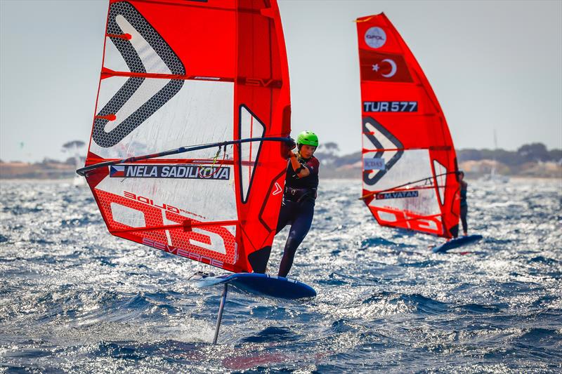 54th Semaine Olympique Française - Toulon Provence Méditerranée Day 1 photo copyright Sailing Energy / Semaine Olympique Française taken at COYCH Hyeres and featuring the iQFoil class