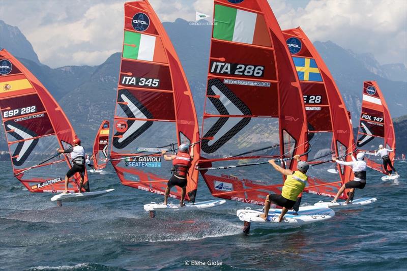 iQFoil Youth and Junior Europeans day 4 - photo © Elena Giolai