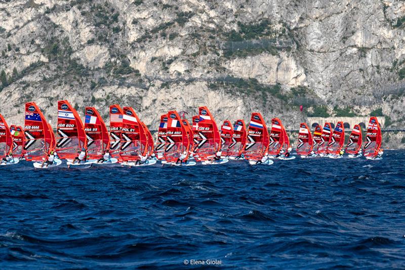 2023 iQFoil Youth & Junior European Championships photo copyright Elena Giolai taken at Circolo Surf Torbole and featuring the iQFoil class