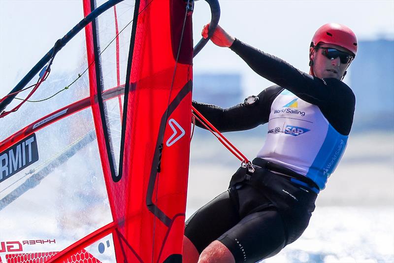 Leith Armit - iQFoil - NZL - Day 4, 2023 Allianz Sailing World Championships, The Hague, August 14, 2023  - photo © Sailing Energy / World Sailing