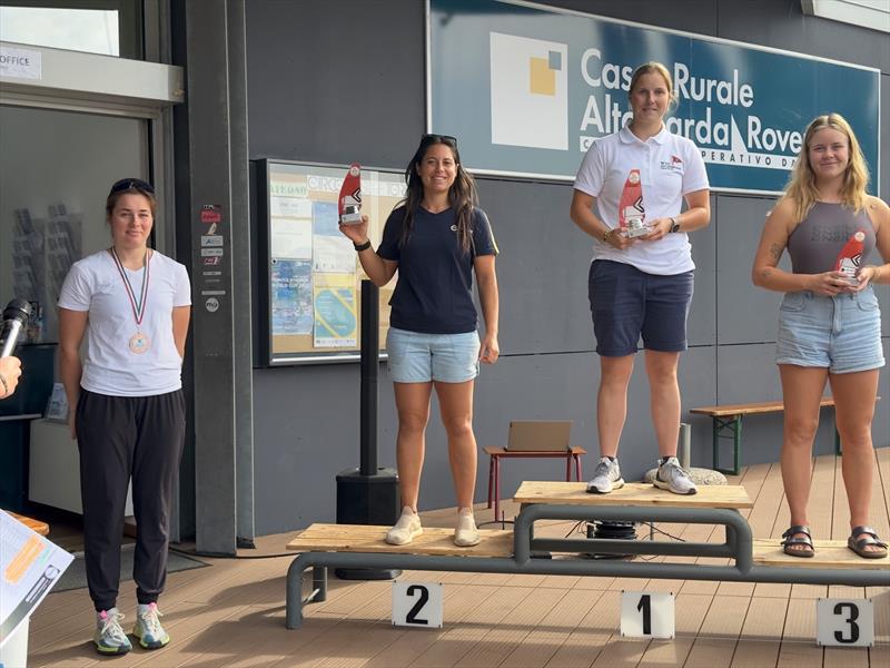 2023 iQFoil International Games Torbole - Female podium - photo © Elena Giolai