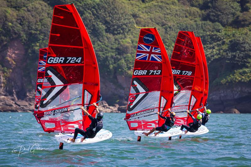 RYA Youth National Championships 2021 - Canon 5d Mk 3 / 300mm prime photo copyright Paul Gibbins Photography taken at Plymouth Youth Sailing and featuring the iQFoil class