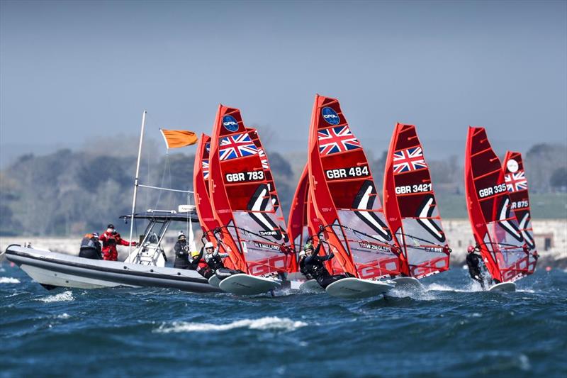 RYA Youth National Championships photo copyright RYA taken at Weymouth & Portland Sailing Academy and featuring the iQFoil class