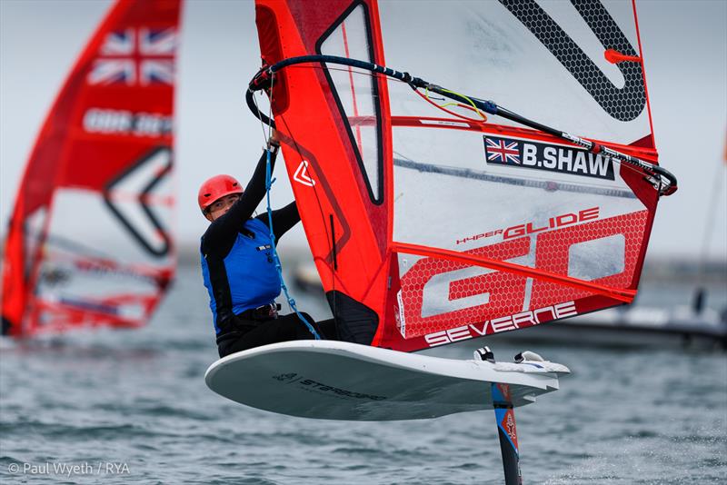 2024 RYA Youth National Championships - Darcey Shaw, iQFoil photo copyright Paul Wyeth / RYA taken at Weymouth & Portland Sailing Academy and featuring the iQFoil class