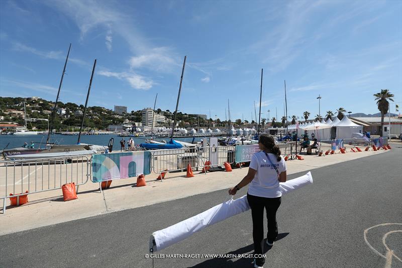 Boat park - Olympic venue - Marseille - Paris2024 Olympic Regatta - July 24, 2024 - photo © Gilles Martin-Raget