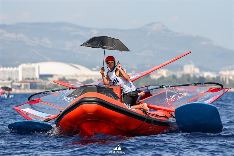 iQFoil - Marseille - Paris2024 Olympic Regatta - July 29, 2024 - photo © World Sailing / Sander van der Borch