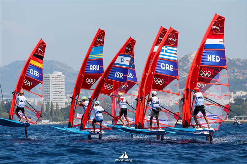 iQFoil - Marseille - Paris2024 Olympic Regatta - July 29, 2024 - photo © World Sailing / Sander van der Borch