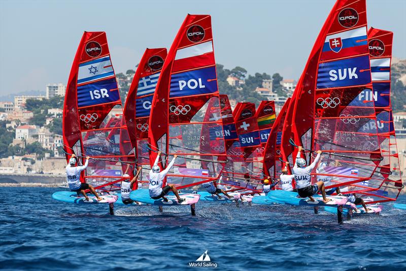 iQFoil - Marseille - Paris2024 Olympic Regatta - July 29, 2024 - photo © World Sailing / Sander van der Borch