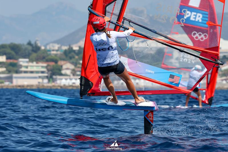 USA - iQFoil - Marseille - Paris2024 Olympic Regatta - July 29, 2024 - photo © World Sailing / Sander van der Borch