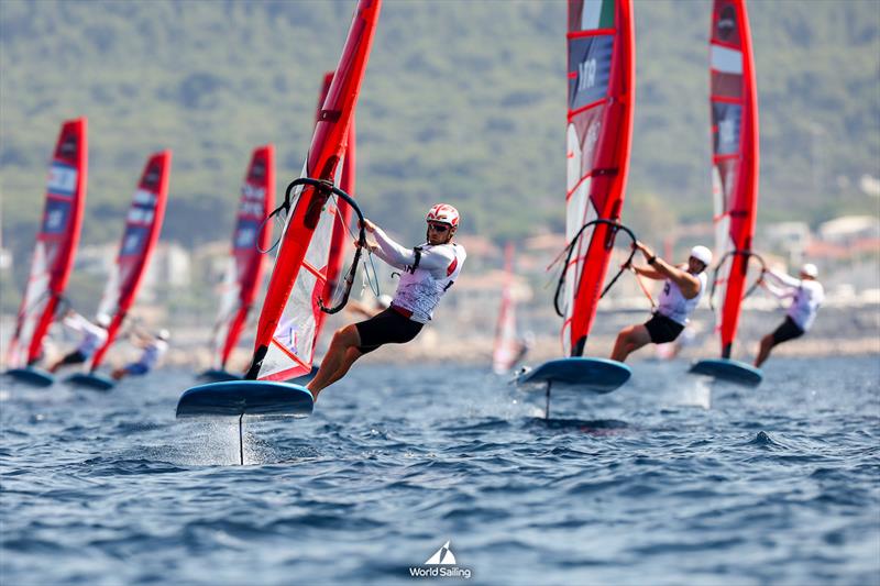 iQFoil - Marseille - Paris2024 Olympic Regatta - July 29, 2024 - photo © World Sailing / Sander van der Borch