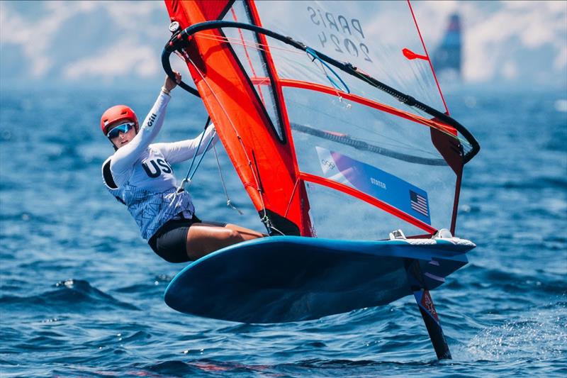 Dominique Stater (Miami, FL) competes in the Women's Windsurfing competition - photo © Sailing Energy / US Sailing Team