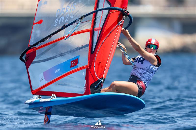 Merve Vatan (TUR) - iQFoil - Marseille - Paris2024 Olympic Regatta - July 30, 2024 - photo © World Sailing / Sander van der Borch