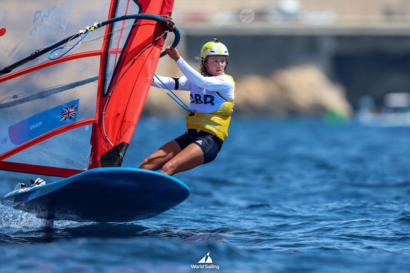 Emma Wilson (GBR) - iQFoil - Marseille - Paris2024 Olympic Regatta - July 30, 2024 - photo © World Sailing / Lloyd Images