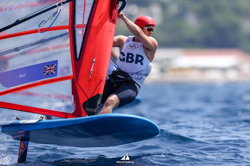 Sam Sills (GBR) - iQFoil - Marseille - Paris2024 Olympic Regatta - July 30, 2024 - photo © World Sailing / Sander van der Borch