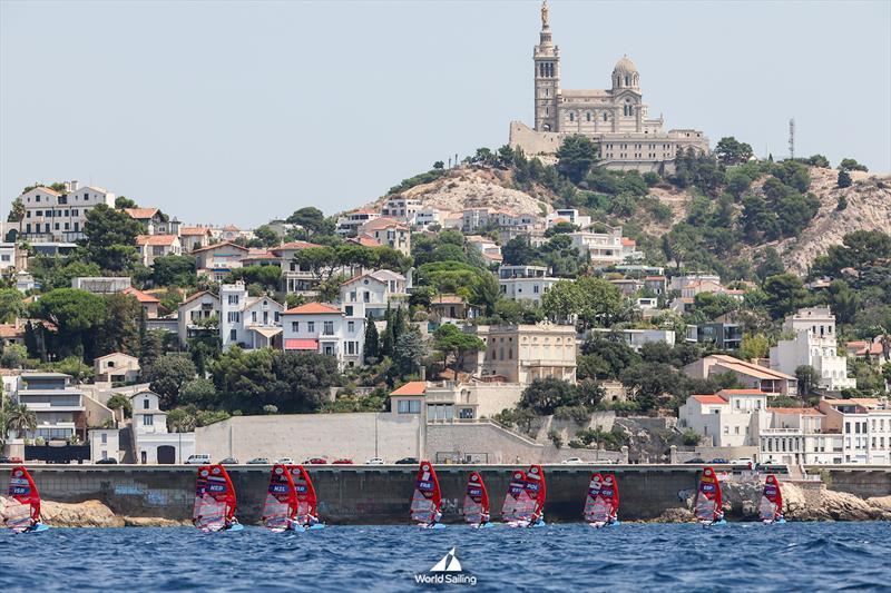 Windsurfer Marathon - Marseille - Paris2024 Olympic Regatta - July 31, 2024 - photo © World Sailing / Lloyd Images