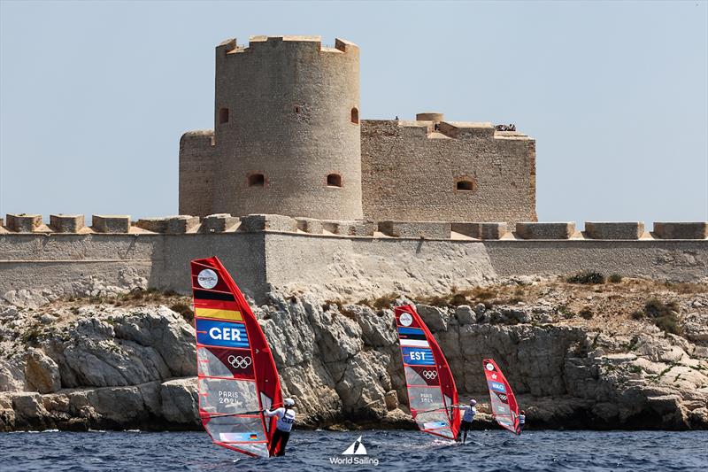 Windsurfer Marathon- Marseille - Paris2024 Olympic Regatta - July 31, 2024 - photo © World Sailing / Lloyd Images