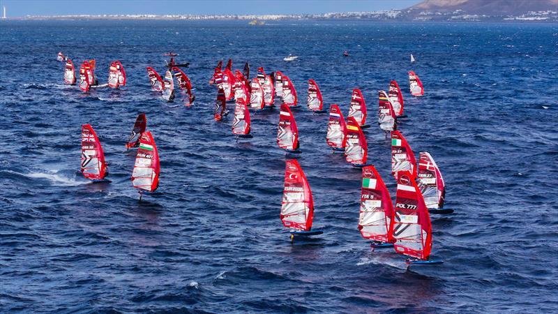 2025 iQFOiL International Games in Lanzarote day 3 photo copyright Sailing Energy / iQFOiL Class taken at  and featuring the iQFoil class