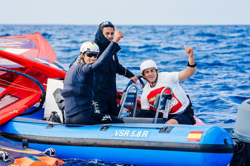 2025 iQFOiL International Games in Lanzarote day 3 photo copyright Sailing Energy / iQFOiL Class taken at  and featuring the iQFoil class