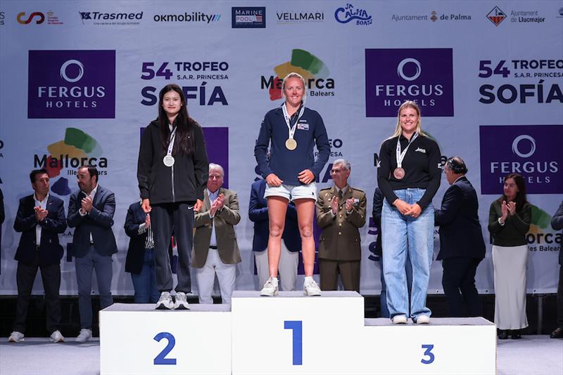 IQfoil Medalists - Princess Sofia Trophy - Mallorca - March - April 2025 photo copyright Sailing Energy taken at Real Club Náutico de Palma and featuring the iQFoil class