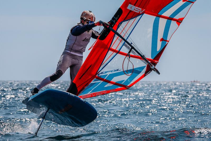 iQFoil - NZL - Princess Sofia Trophy - Mallorca - March - April 2025 photo copyright Sailing Energy taken at Real Club Náutico de Palma and featuring the iQFoil class