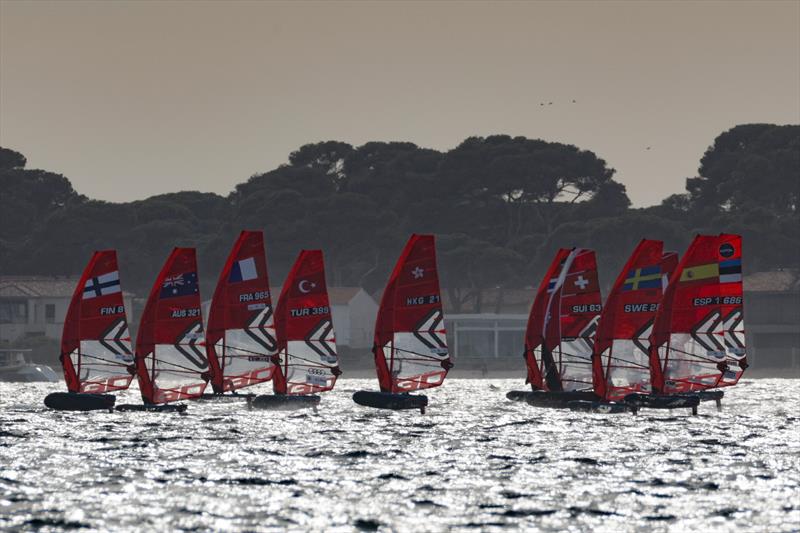 56th Semaine Olympique Française de Hyères day 2 photo copyright Sailing Energy / Semaine Olympique Française taken at COYCH Hyeres and featuring the iQFoil class