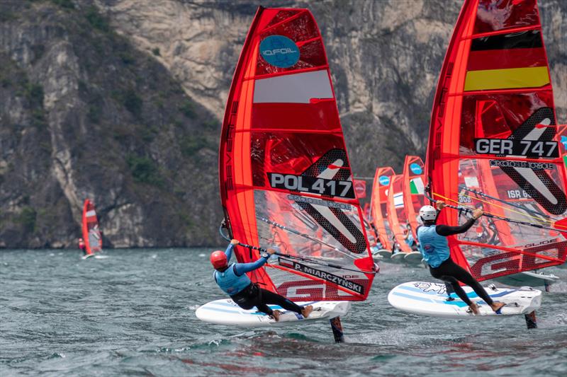 iQFOiL Youth & Junior International Games in Torbole, Italy - Day 2 - photo © Elena Giolai