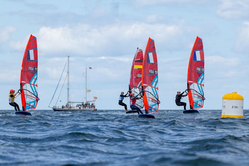 iQFOiL International Games at 2025 Kieler Woche - Day 5 photo copyright Felix Diemer / iQFOiL Class taken at Kieler Yacht Club and featuring the iQFoil class