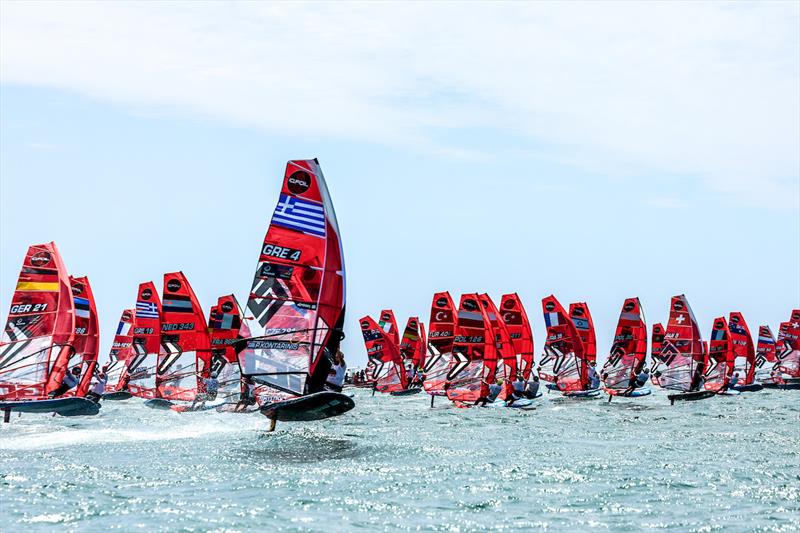 2025 iQFOiL U23 World Championships day 1 photo copyright Sailing Energy / iQfoil Class taken at  and featuring the iQFoil class