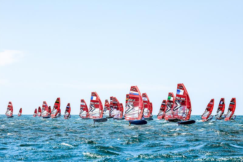 2025 iQFOiL U23 World Championships - Day 2 photo copyright Sailing Energy / iQfoil Class taken at  and featuring the iQFoil class