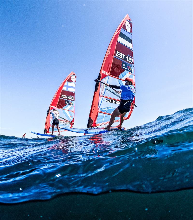 2025 iQFOiL U23 World Championships - Day 2 photo copyright Sailing Energy / iQfoil Class taken at  and featuring the iQFoil class