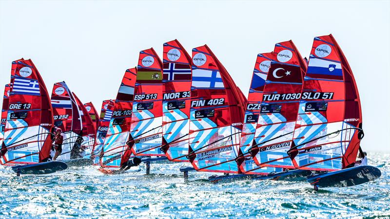 2025 iQFOiL U23 World Championships - Day 2 photo copyright Sailing Energy / iQfoil Class taken at  and featuring the iQFoil class