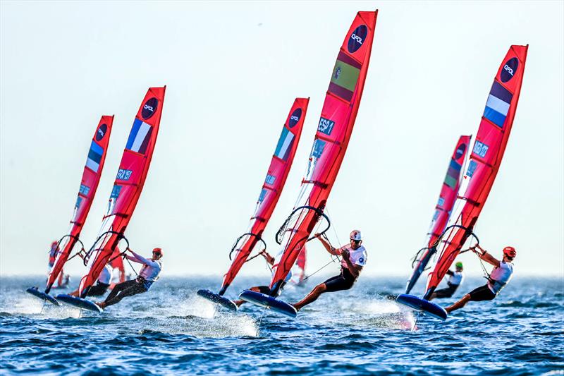2025 iQFOiL U23 World Championships - Day 4 photo copyright Sailing Energy / iQFOiL International Class taken at  and featuring the iQFoil class