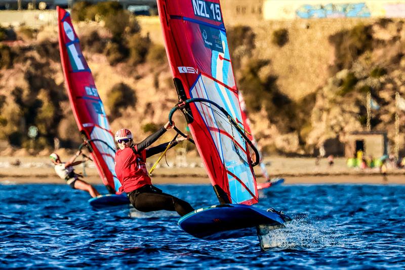 2025 iQFOiL U23 World Championships - Day 4 photo copyright Sailing Energy / iQFOiL International Class taken at  and featuring the iQFoil class