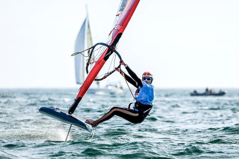 2025 iQFOiL U23 World Championships - Day 6 photo copyright Sailing Energy / iQFOiL International Class taken at  and featuring the iQFoil class