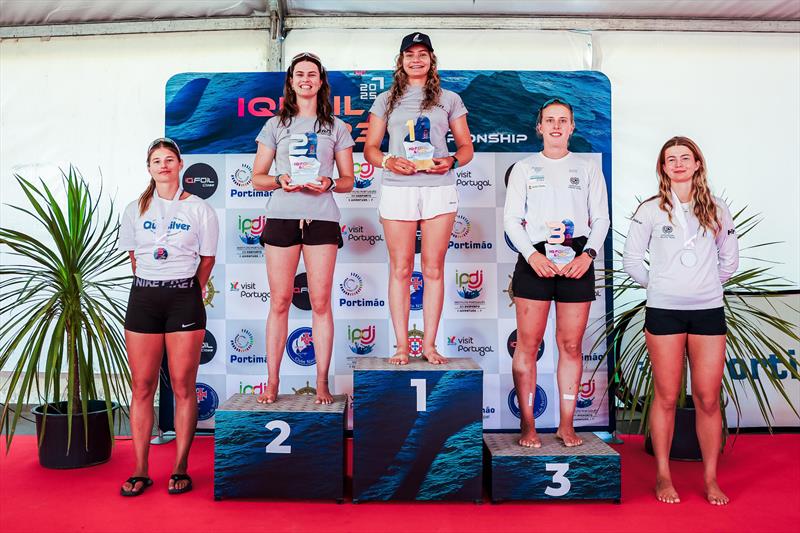 2025 iQFOiL U23 World Championships - Women's Podium - photo © Sailing Energy / iQFOiL International Class
