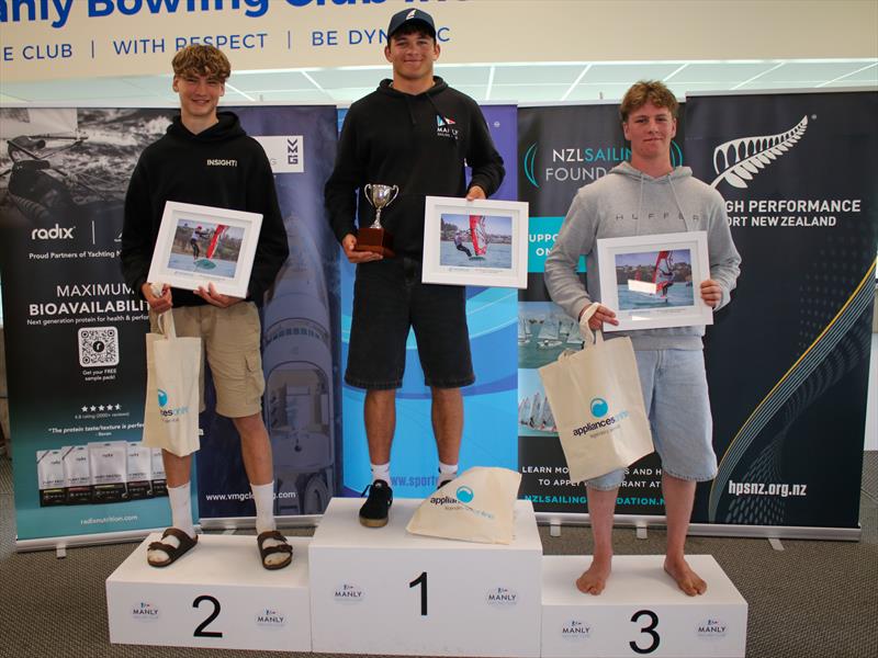 iQFoil - Predictwind Youth NZ Nationals - Manly SC - September 2025 photo copyright Insight Media taken at Manly Sailing Club and featuring the iQFoil class