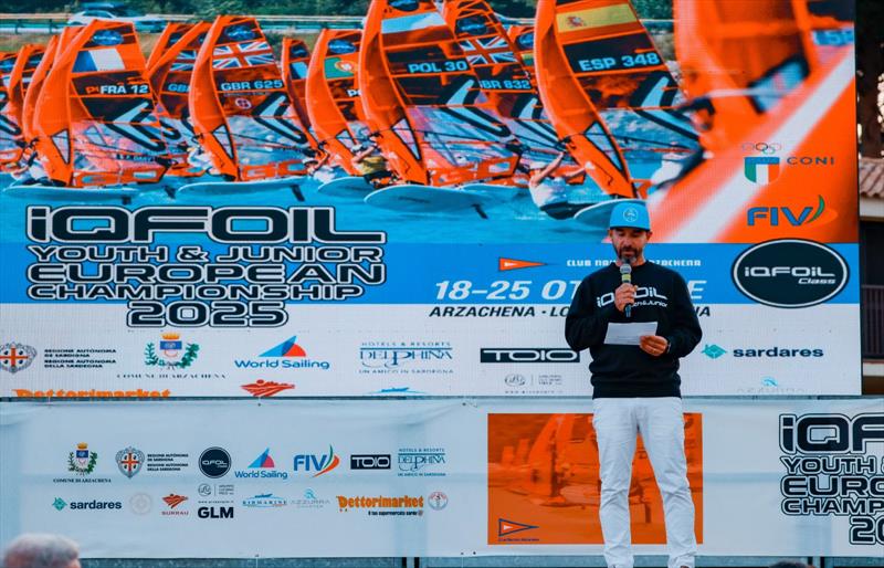 iQFOiL Youth & Junior Europeans 2025 photo copyright Sailing Energy / iQFOiL International Class taken at Club Nautico Arzachena and featuring the iQFoil class
