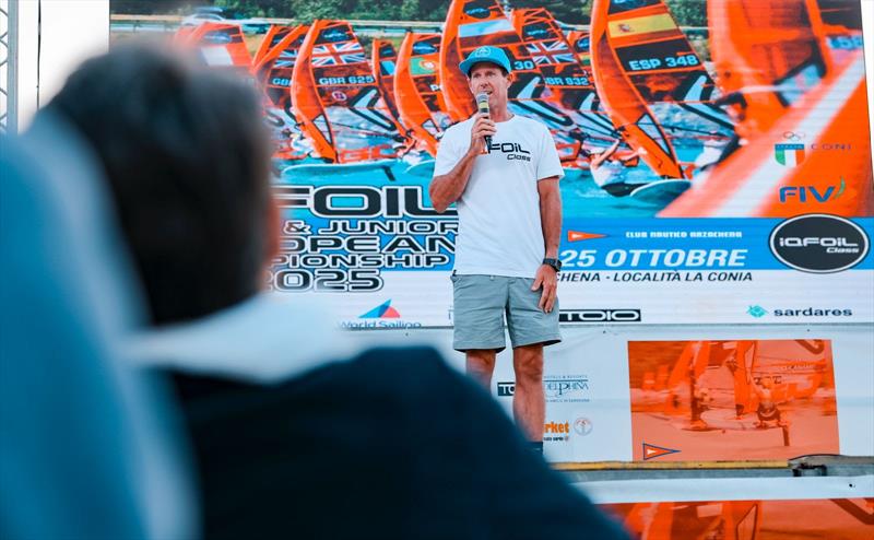 iQFOiL Youth & Junior Europeans 2025 photo copyright Sailing Energy / iQFOiL International Class taken at Club Nautico Arzachena and featuring the iQFoil class