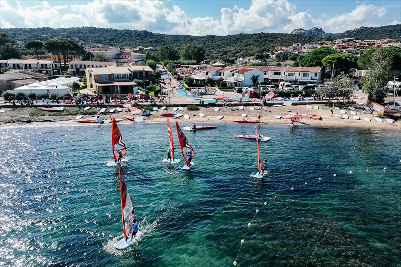 2025 iQFOiL Youth & Junior European Championships - Day 1 photo copyright Sailing Energy / iQFOiL International Class taken at Club Nautico Arzachena and featuring the iQFoil class
