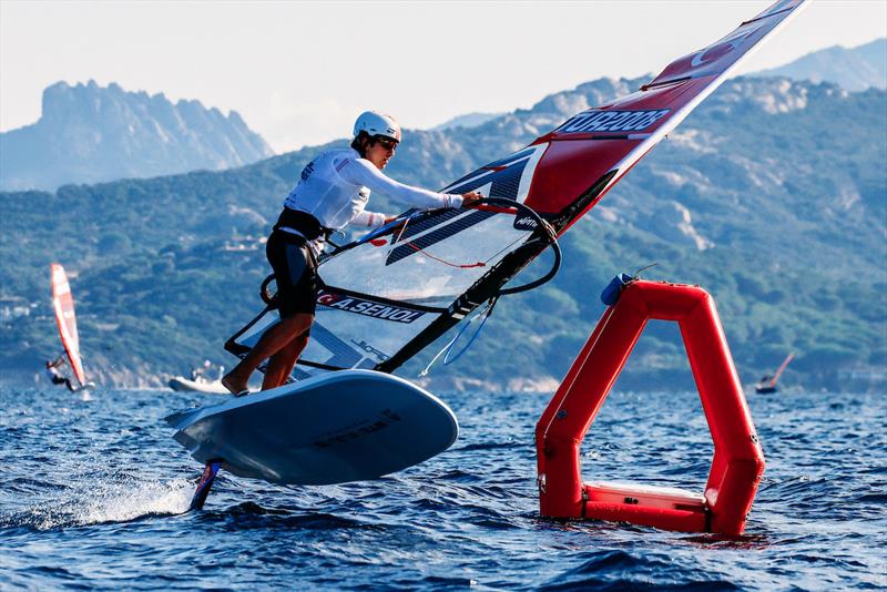 2025 iQFOiL Youth & Junior European Championships - Day 1 photo copyright Sailing Energy / iQFOiL International Class taken at Club Nautico Arzachena and featuring the iQFoil class