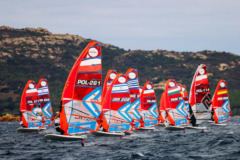 iQFOiL Youth & Junior European Championships - Day 5 photo copyright Sailing Energy / iQFOiL International Class taken at Club Nautico Arzachena and featuring the iQFoil class