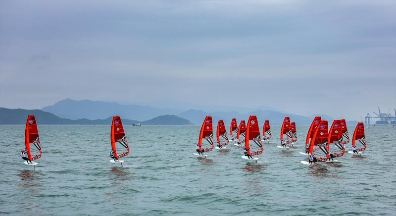 iQFOiL Games #5 Shenzhen photo copyright Sailing Energy / iQFOiL International Class taken at  and featuring the iQFoil class
