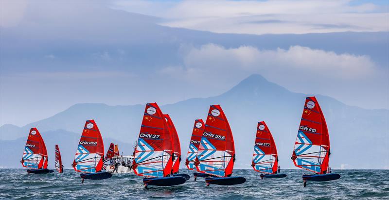 iQFOiL Games #5 Shenzhen photo copyright Sailing Energy / iQFOiL International Class taken at  and featuring the iQFoil class