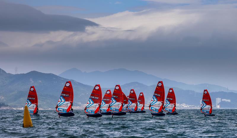 iQFOiL Games #5 Shenzhen photo copyright Sailing Energy / iQFOiL International Class taken at  and featuring the iQFoil class