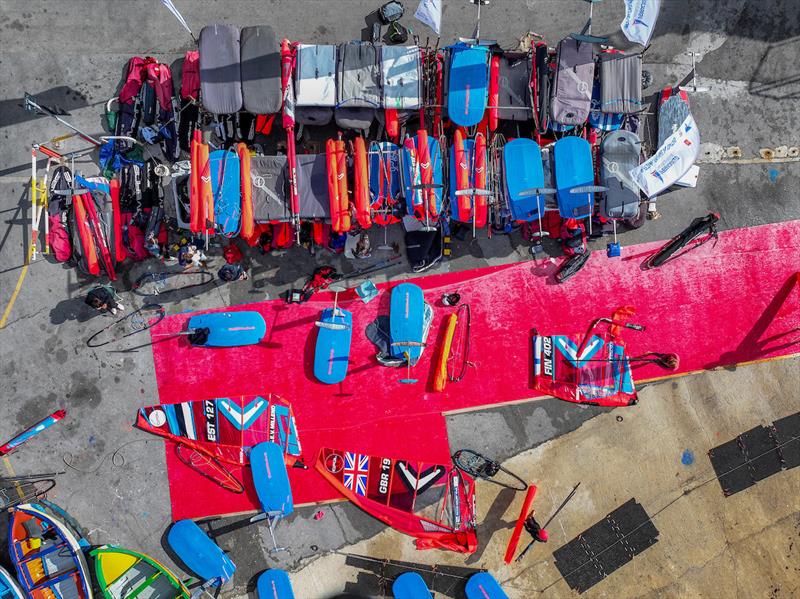 iQFOiL Senior Europeans Open in Sferracavallo, Palermo, Italy - photo © Sailing Energy / iQFOiL International Class