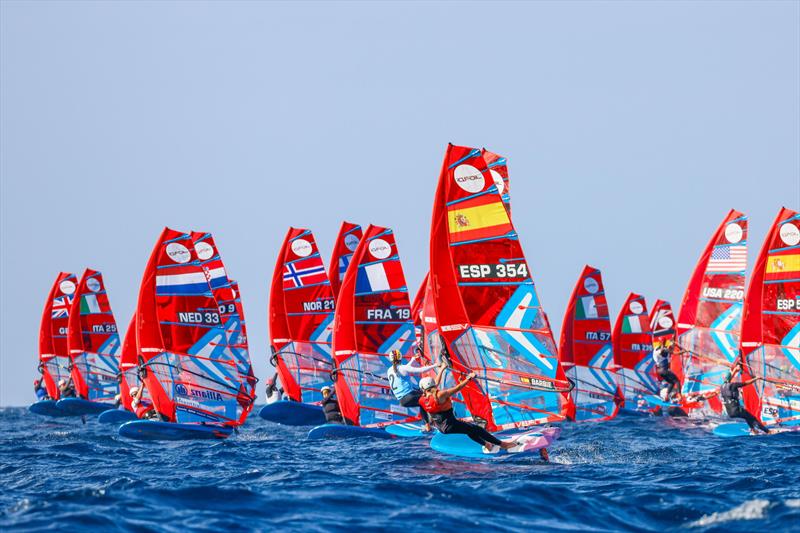 2025 iQFOiL Senior European Championship in Sferracavallo - Day 2 - photo © Sailing Energy / iQFOiL International Class