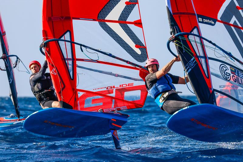 2025 iQFOiL Senior European Championship in Sferracavallo - Day 2 - photo © Sailing Energy / iQFOiL International Class