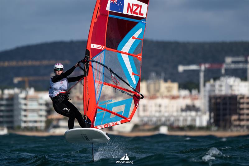 Daniella Woolridge - Girls Windsurfer - Day 2 - Youth Sailing Championships - December 16, 2025 - Vilamoura - photo © Prow Media/World Sailing