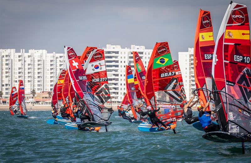 2026 iQFOiL International Games #2 at Cadiz, Spain Day 1 - photo © Sailing Energy / iQFOiL International Class